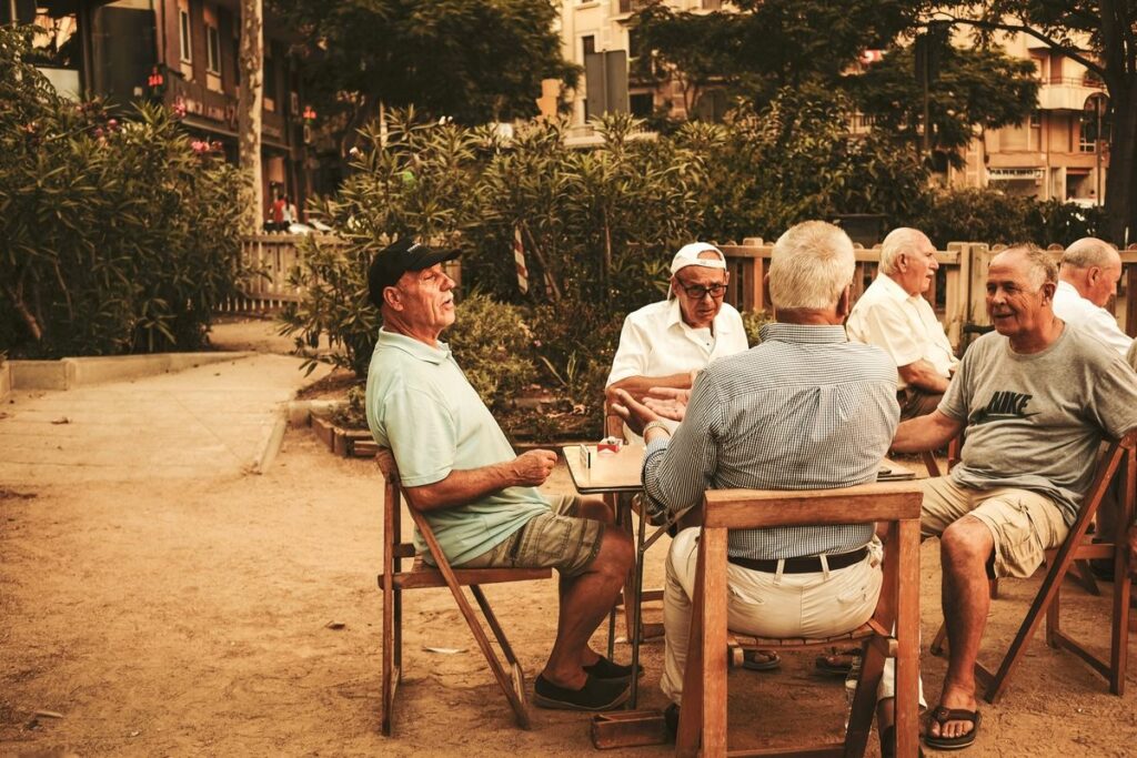 Pensionati in Barcellona, Spagna